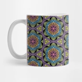 Glowing Mandala Pattern Mug